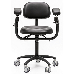 Стул микроскописта Mercury ELITE Black, цвет на выбор