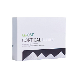Пластина кортикальная Cardioplant CORTICAL Lamina, резорбируемая, для направленной костной регенерации и аугментации, 30х25х1 мм, 1 шт