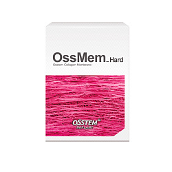 Мембрана коллагеновая OSSTEM OSSMem, резорбируемая, для направленной костной регенерации, жесткая, 15х20 мм, 1 шт