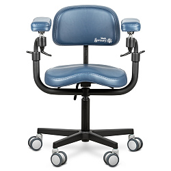 Стул микроскописта Mercury Elite Comfort Black, цвет на выбор