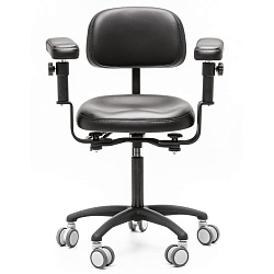 Стул микроскописта Mercury STANDART Black, цвет на выбор