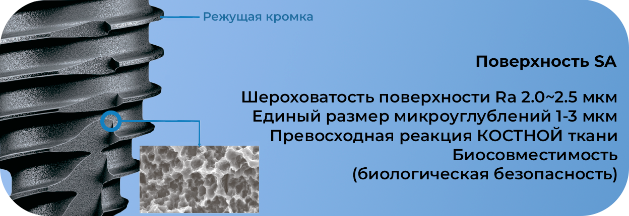 Схема строения имплантата