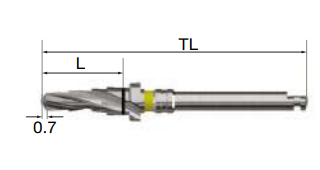 Сверло Taper F3.5